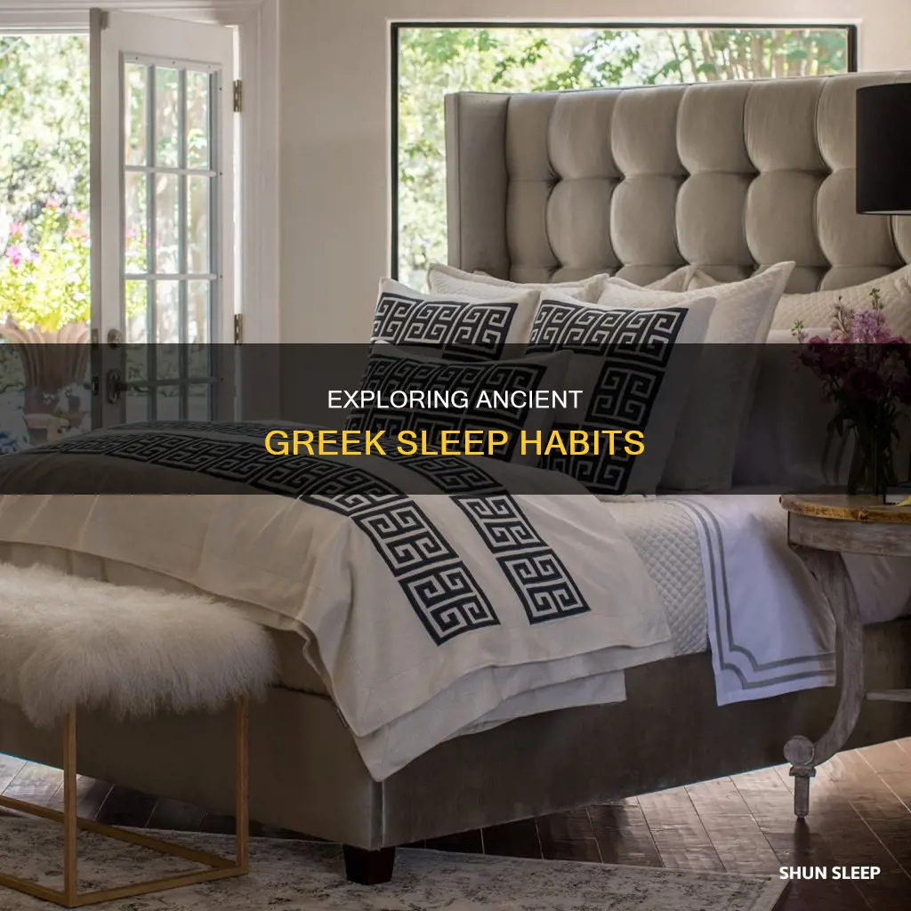 what did the greeks use to sleep