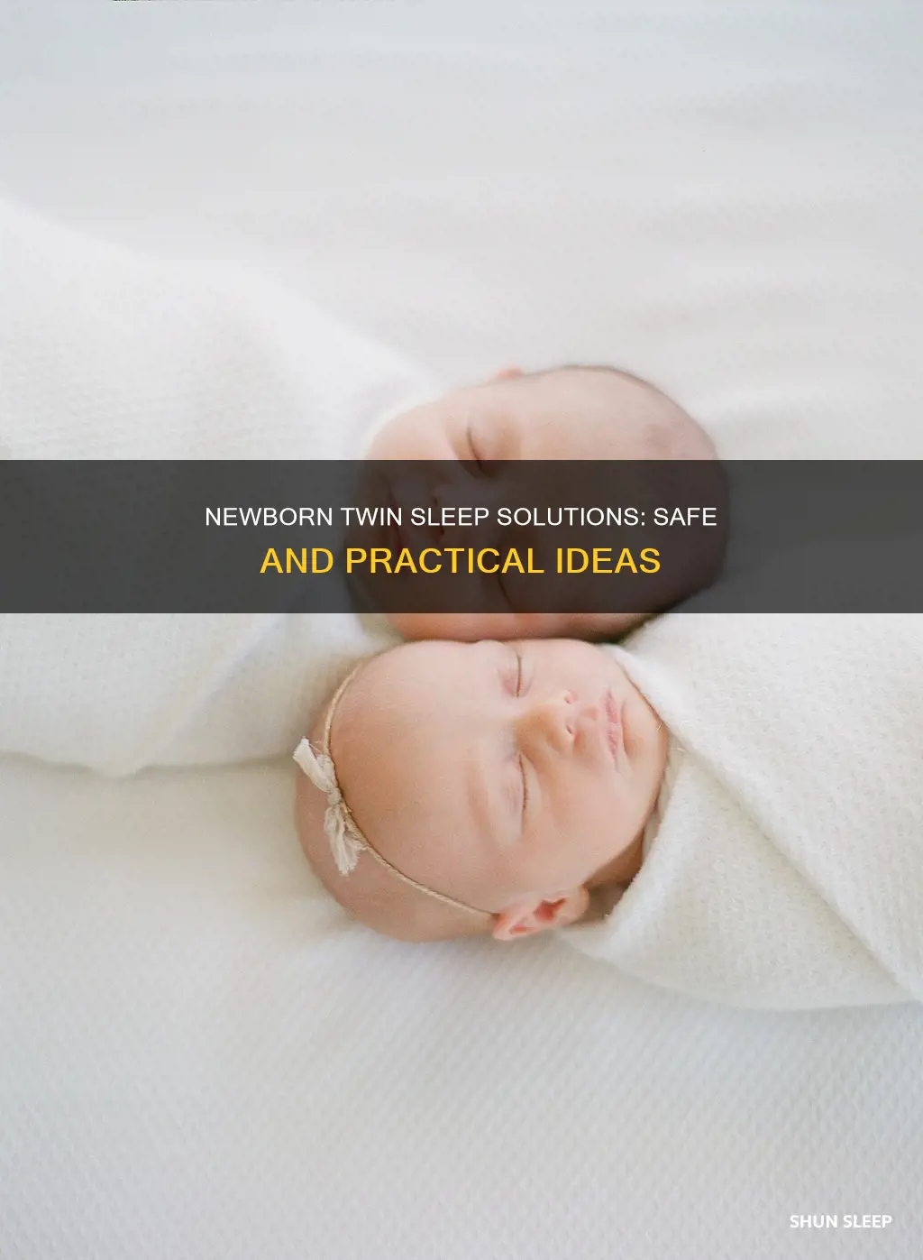 what did you use for newborn twins to sleep in