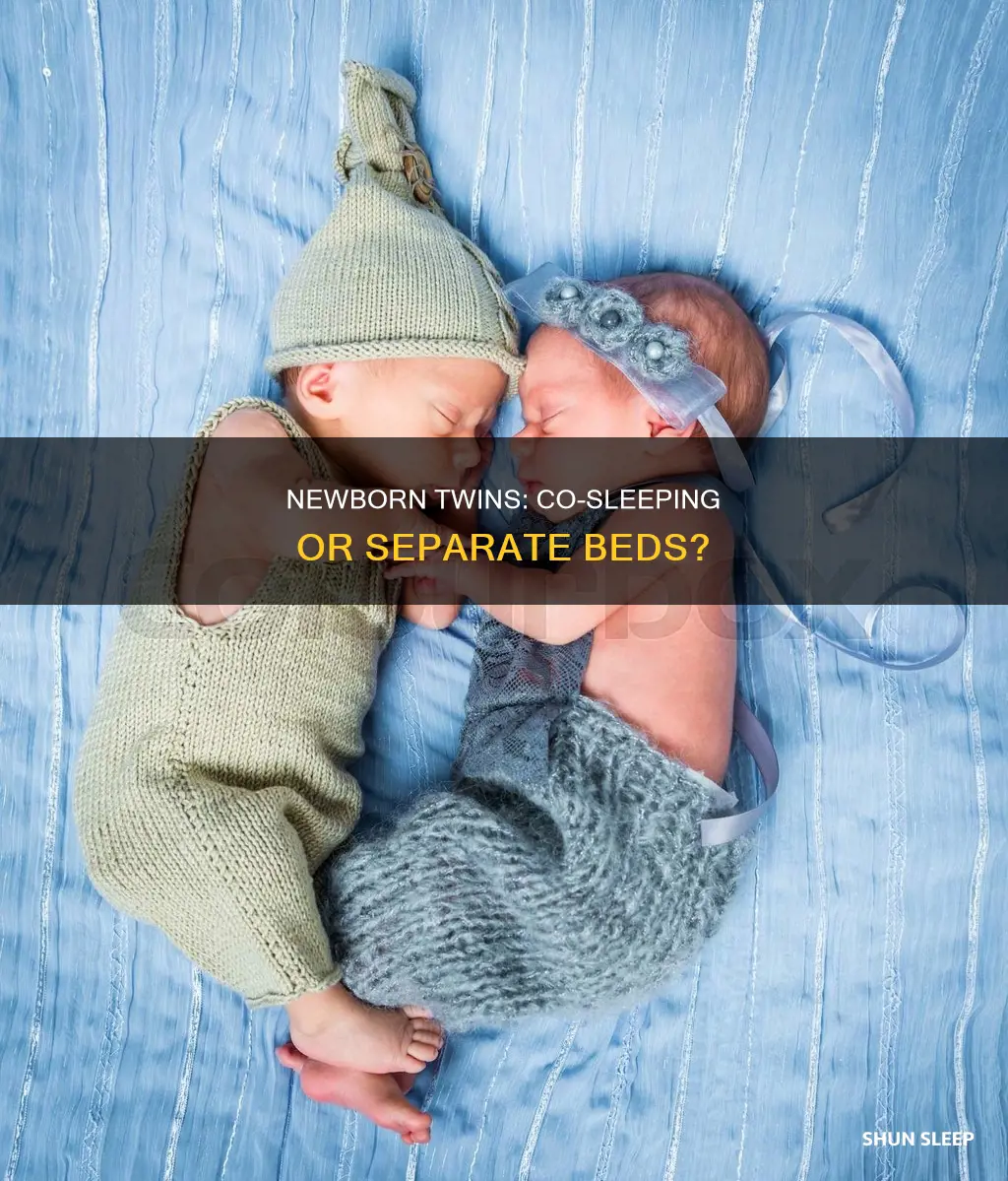what did your newborn twins sleep in