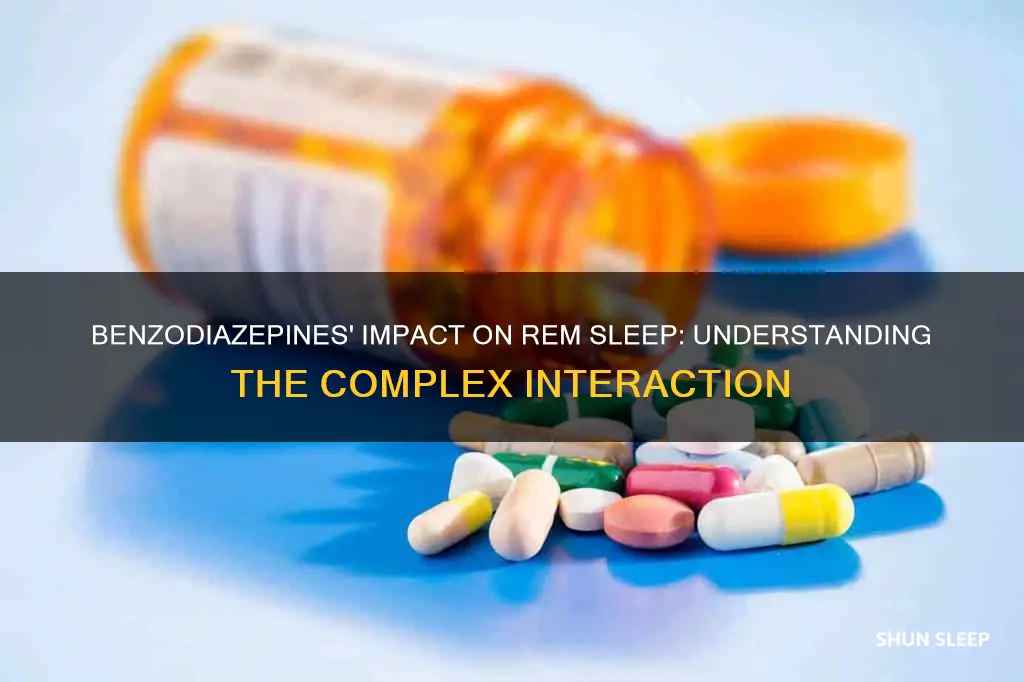 what do benzodiazepines do to rem sleep