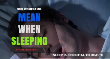 Cold Sweats at Night: What Your Body May Be Telling You