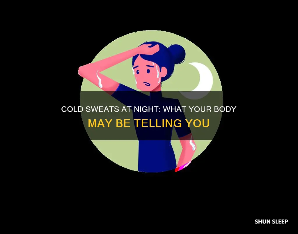 what do cold sweats mean when sleeping