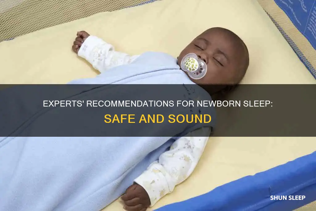 what do experts recommend for newborn sleeper