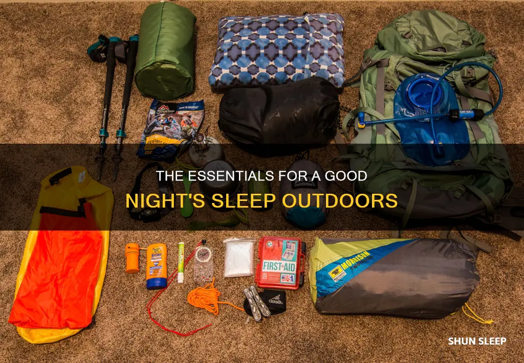 what do i need for a sleeping bag