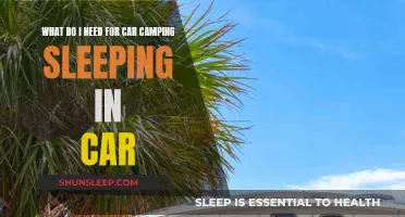 Car Camping Essentials for a Good Night's Sleep