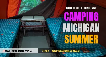Camping Gear for Summer Sleep in Michigan
