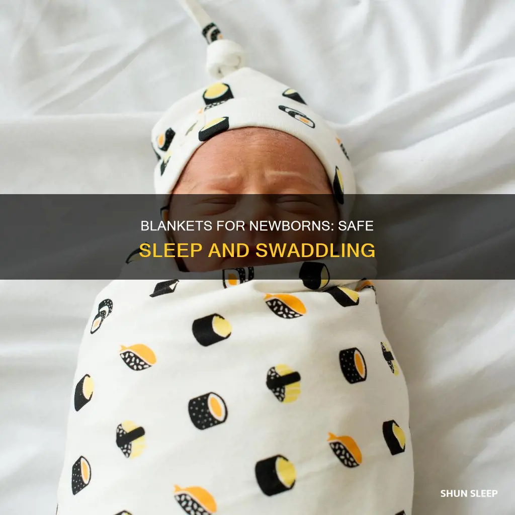 what do newborns sleep in blankets