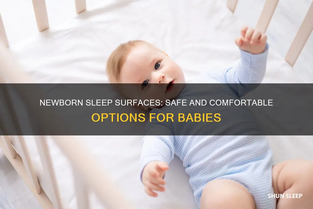 what do newborns sleep on