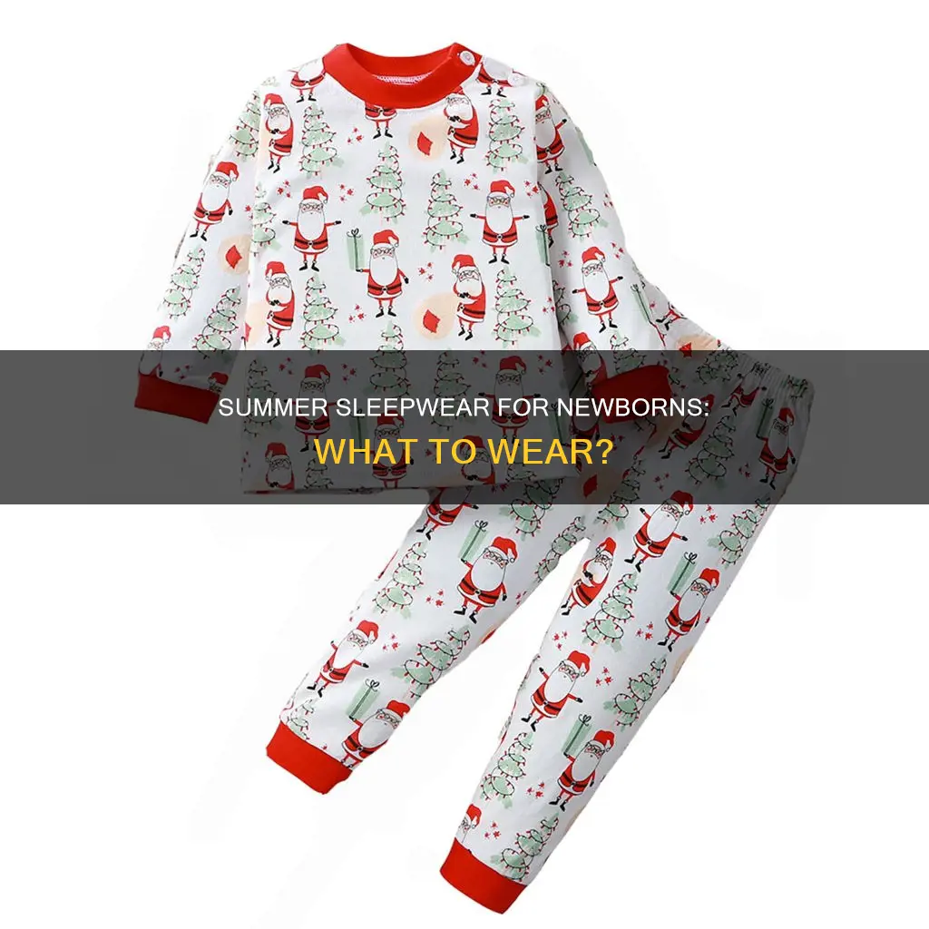 what do newborns wear to sleep in summer
