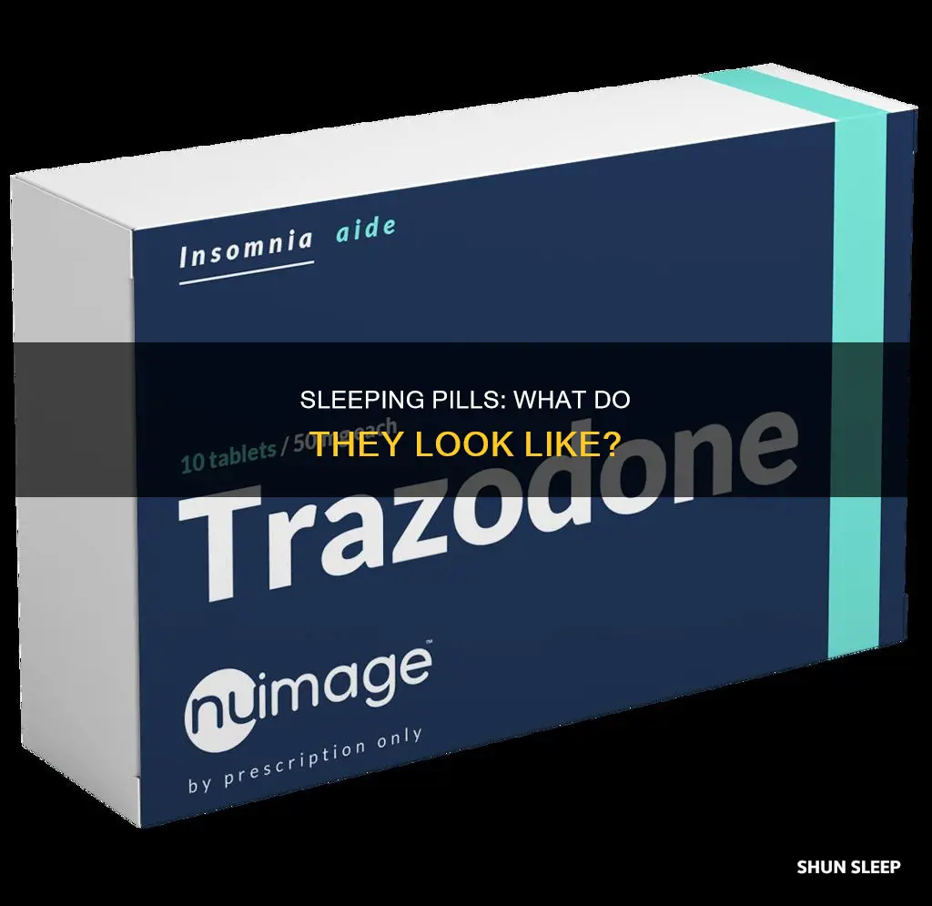 what do prescription sleeping pills look like