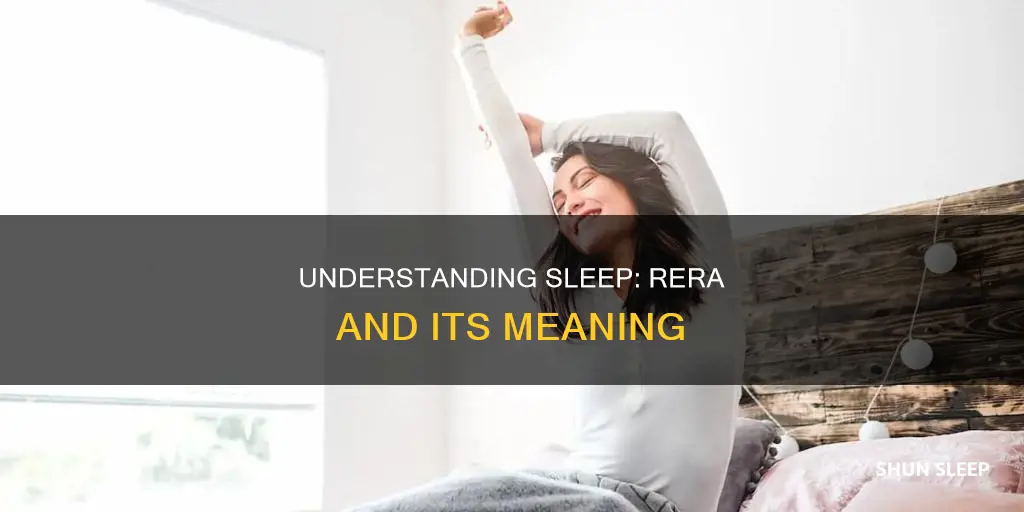 what do rera mean in a sleep study