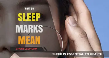 Sleep Marks: What They Mean and Why They Matter