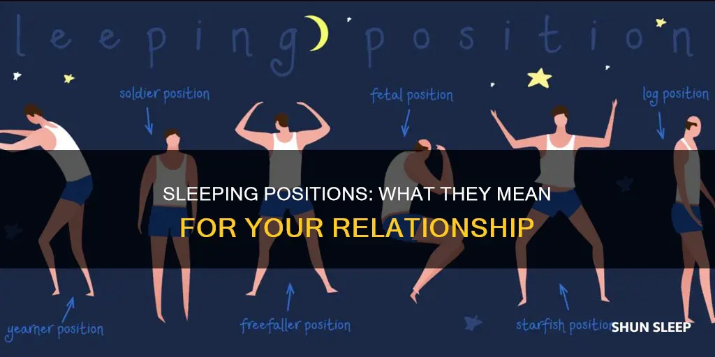 what do sleeping position with lover mean