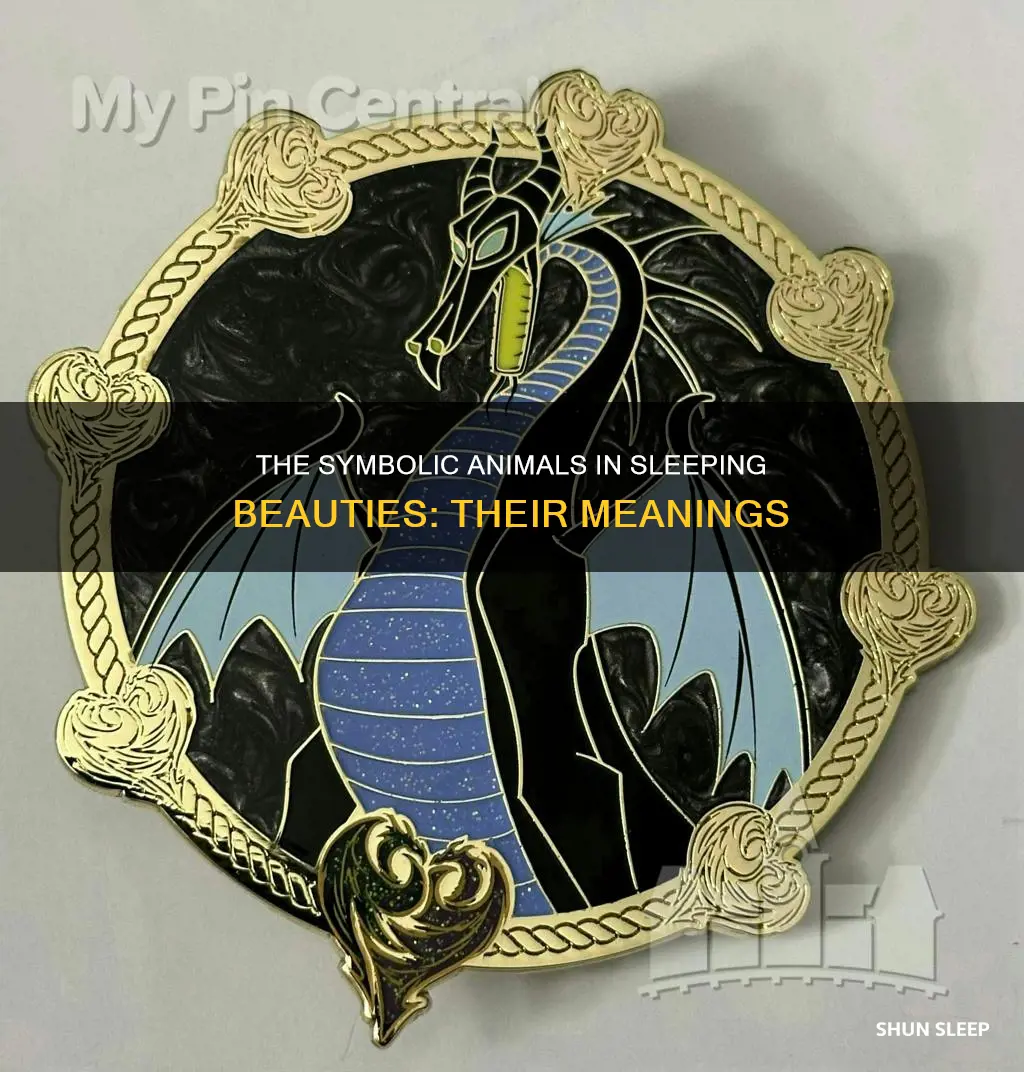 what do the animals mean in the book sleeping beauties