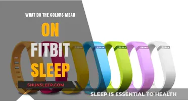 Understanding Fitbit Sleep: A Color-Coded Guide