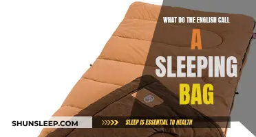 The English Term for a Sleeping Bag