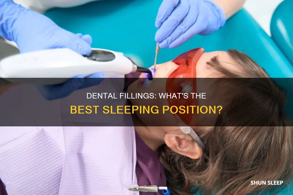 what do they use to sleep area when dental filling