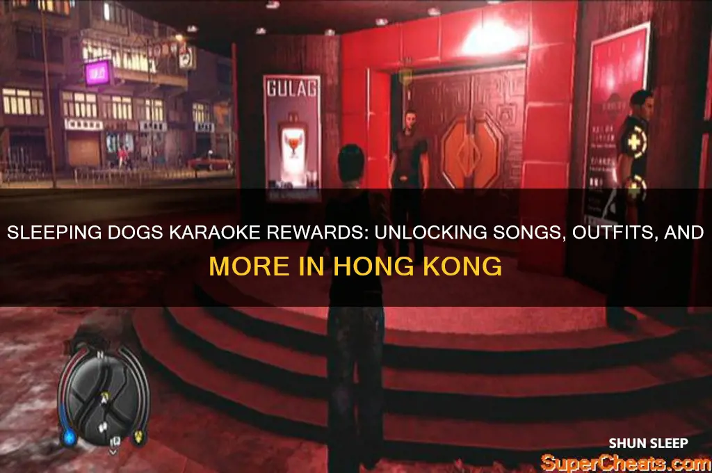 what do you get for kareoke in sleeping dogs