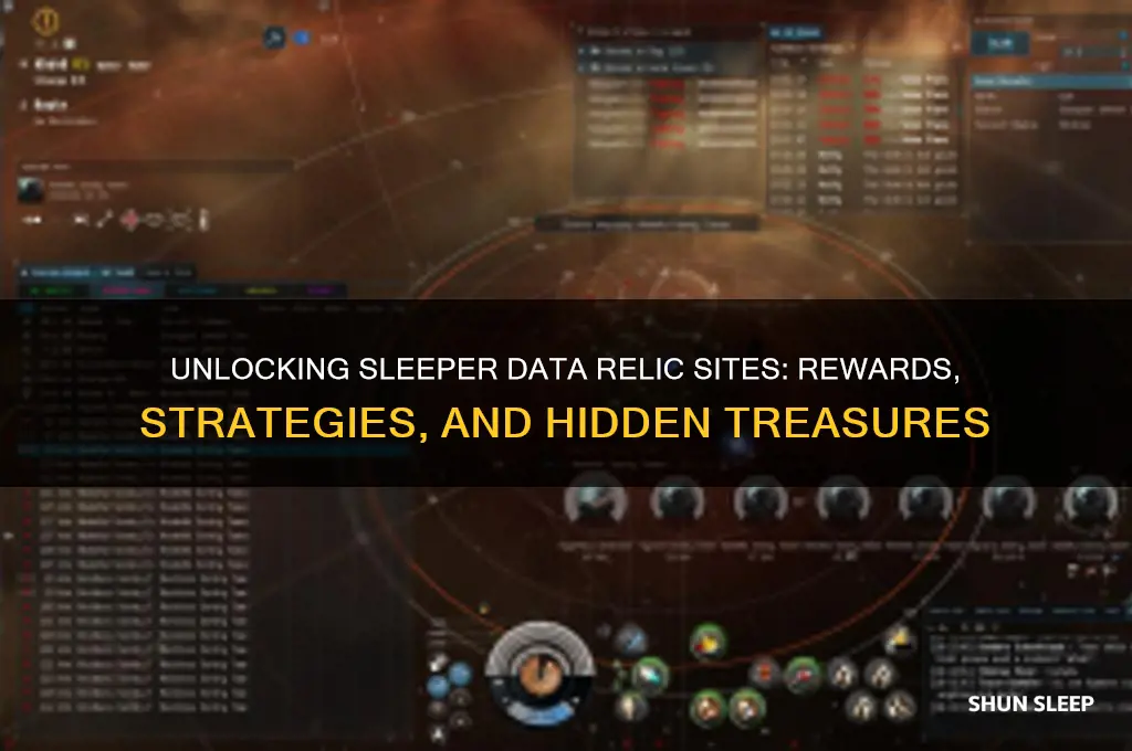 what do you get from sleeper data relic sites