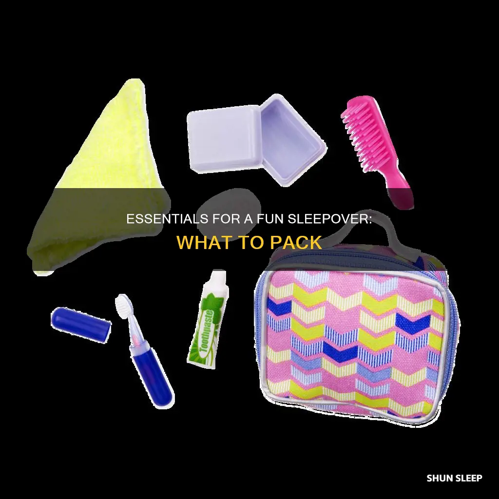 what do you need for a sleep over