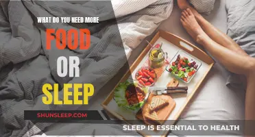 Food vs Sleep: What Does Your Body Need More?