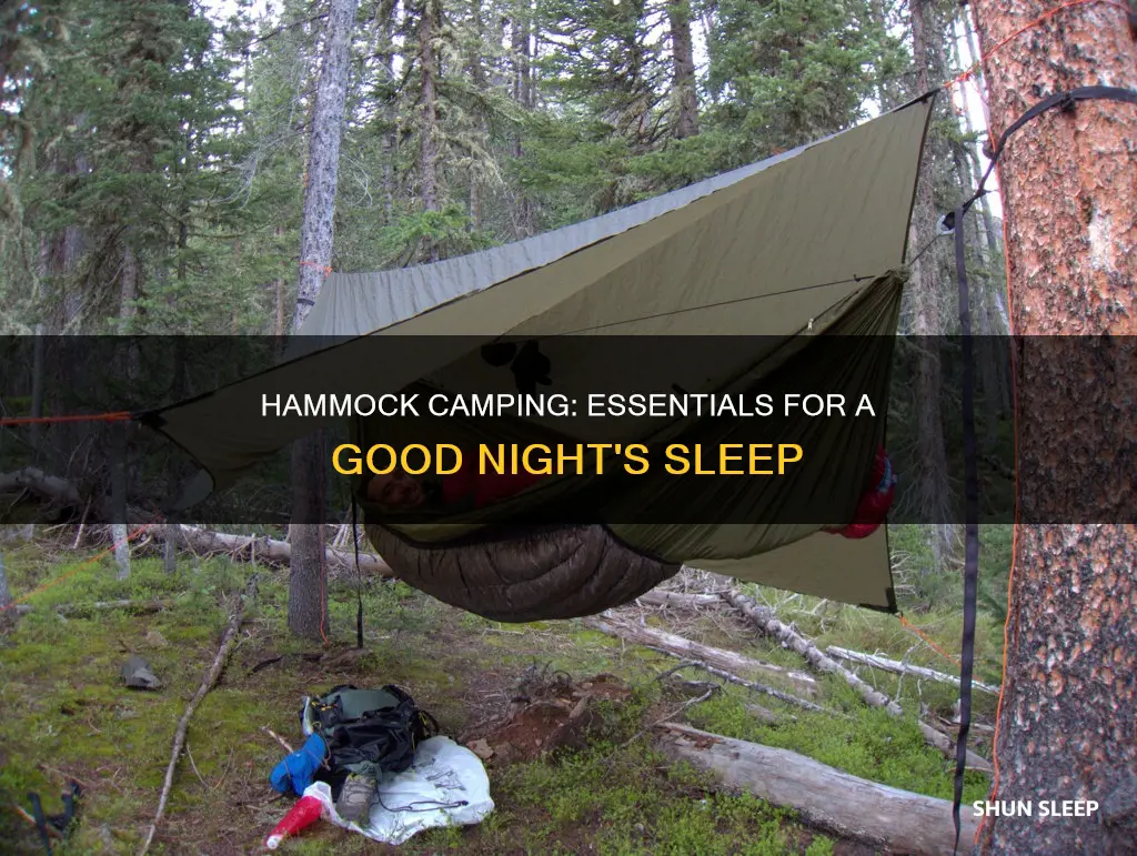 what do you need to sleep in a hammock