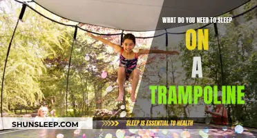 Trampoline Sleeping: Essential Gear for a Comfy Night