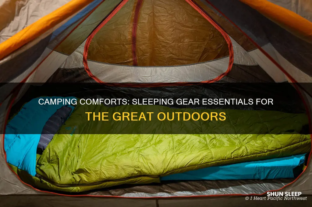 what do you need to sleep outside