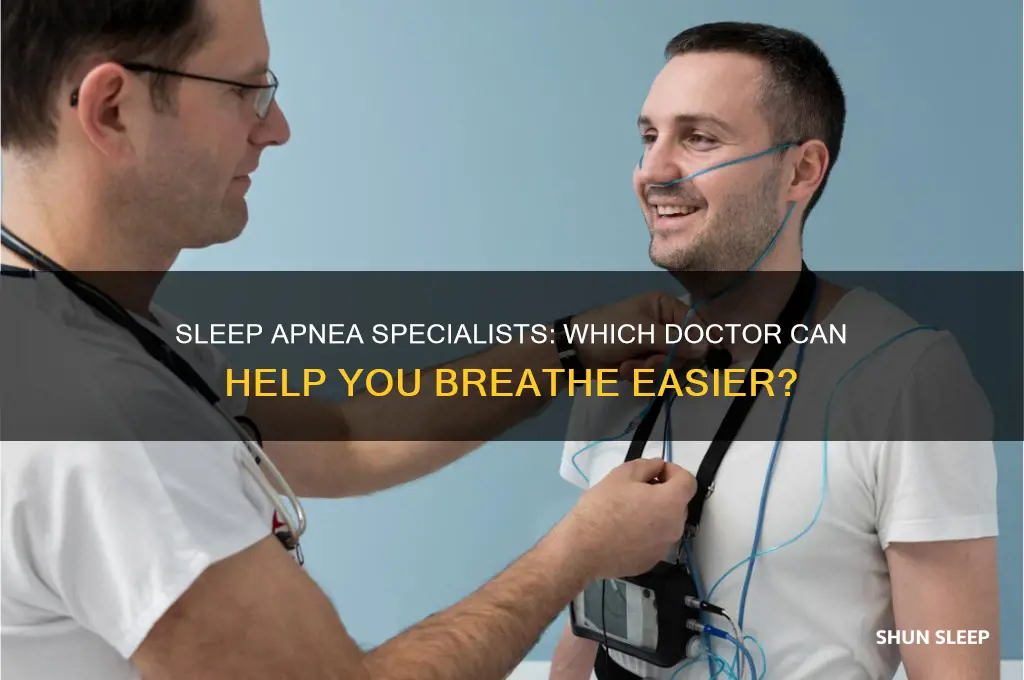 what doctor helps with sleep apnea