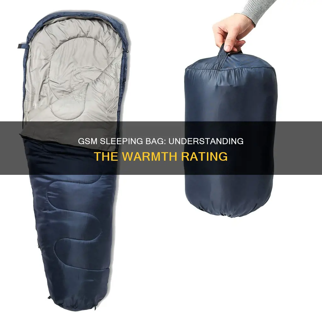 what does 200gsm sleeping bag mean
