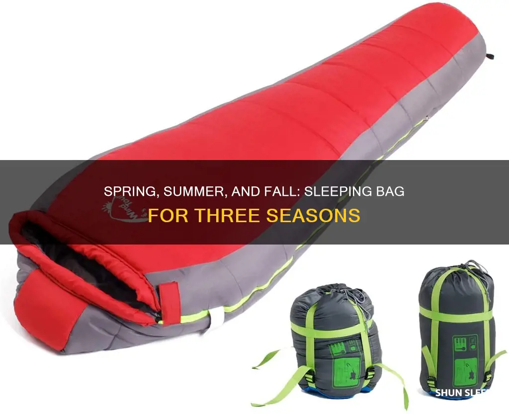 what does 3 season mean sleeping bag