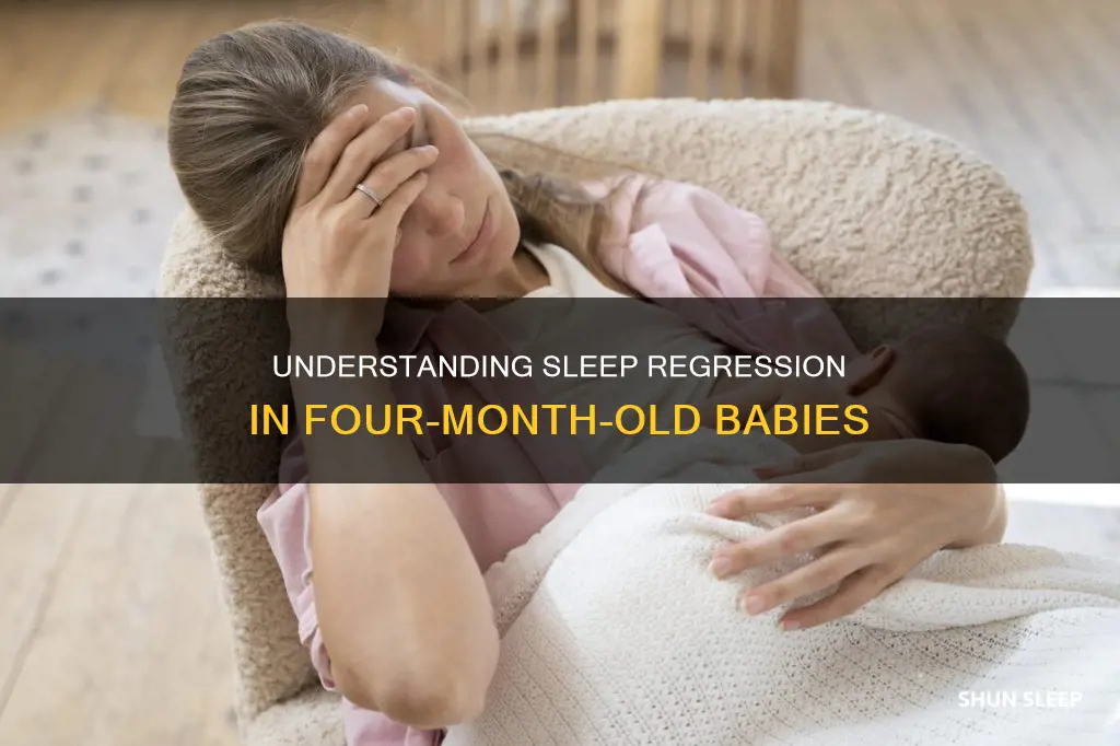what does 4 month sleep regression mean