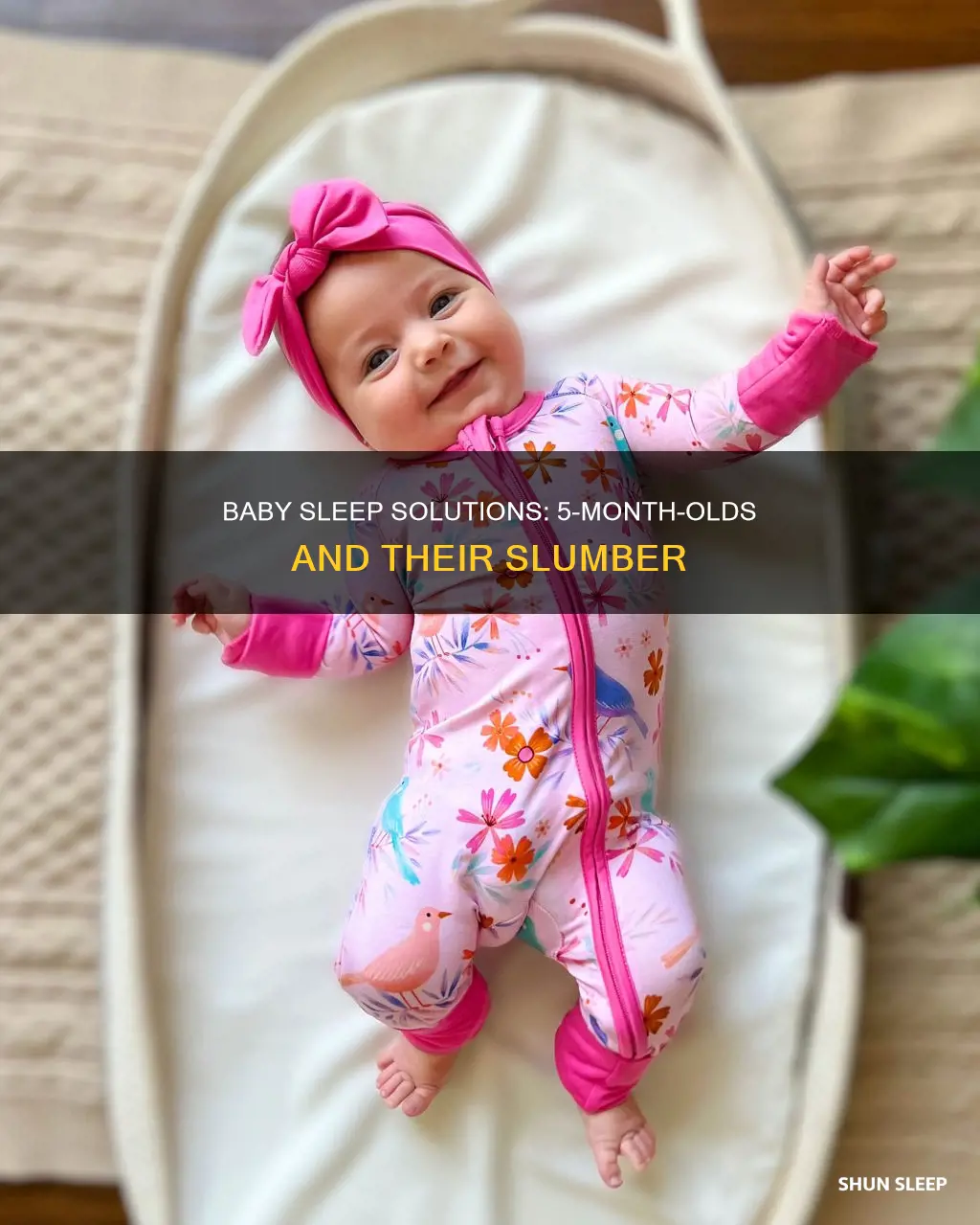 what does 5 month old sleep in