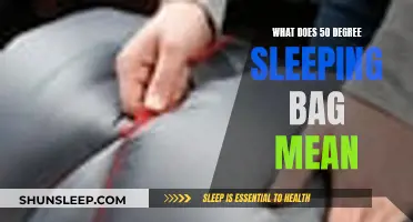 Sleeping Bag Ratings: 50 Degrees Explained