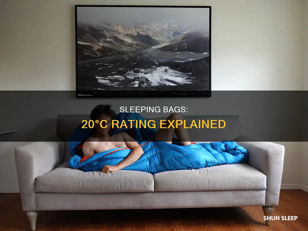 what does a 20 degree celsius sleeping bag