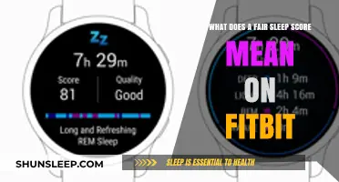 Fitbit Sleep Score: What Does 'Fair' Mean?