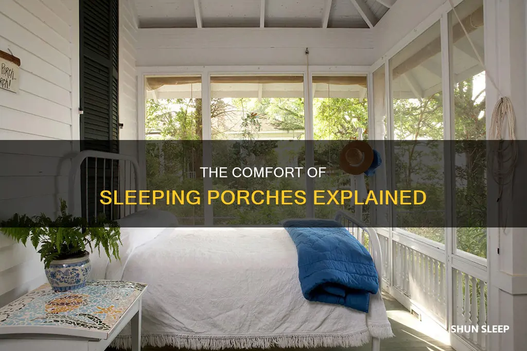 what does a sleeping porch mean