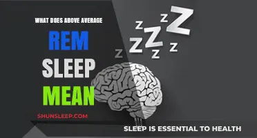 REM Sleep: Above Average Benefits