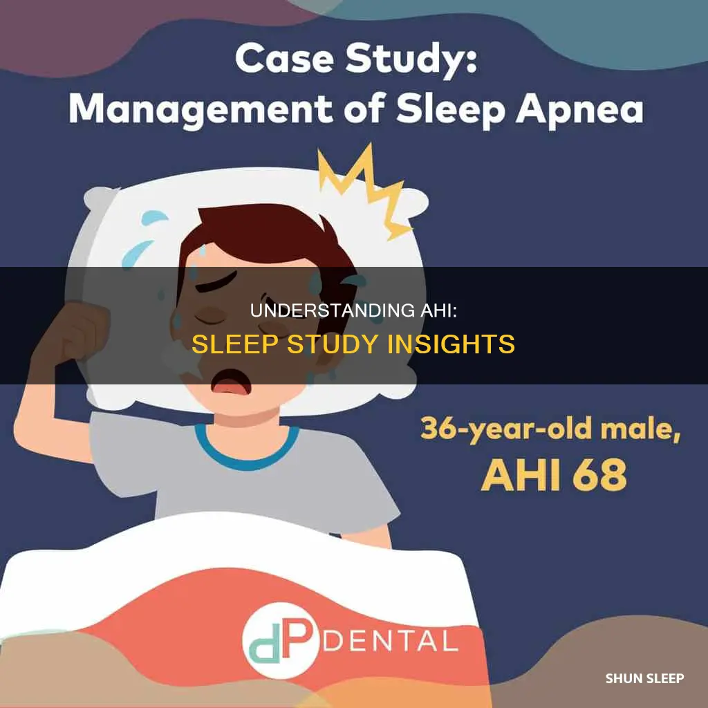 what does ahi in a sleep study mean