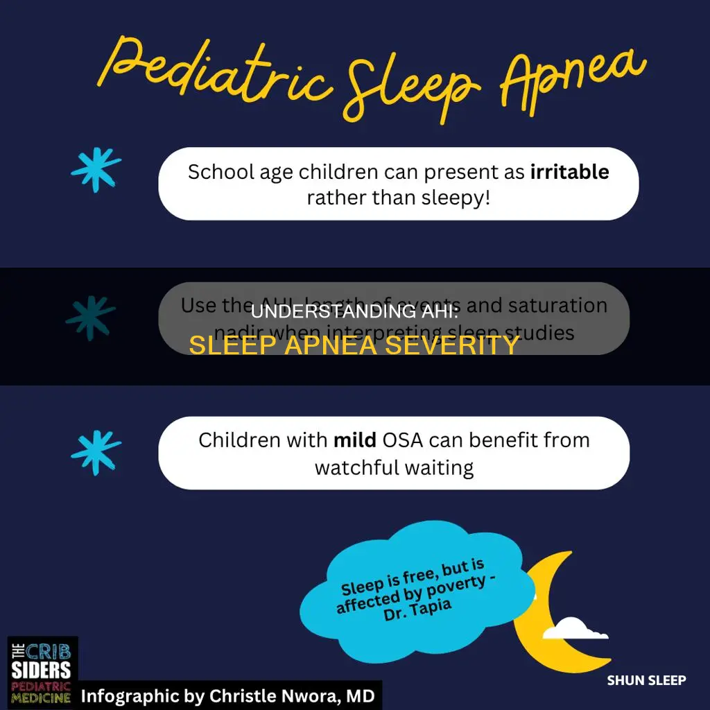 what does ahi mean in sleep study