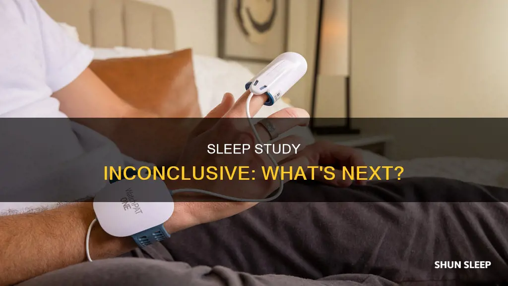 what does an inconclusive sleep study mean