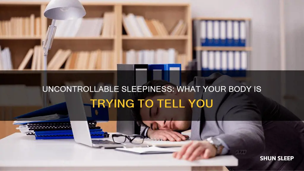 what does an uncontrolled desire to sleep mean