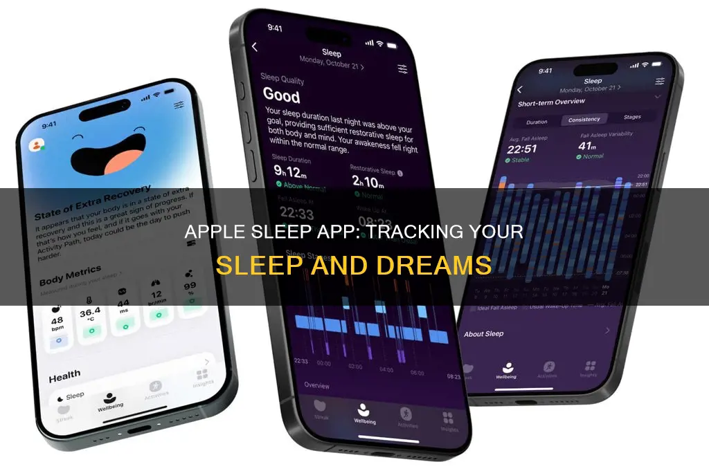 what does apple sleep app track