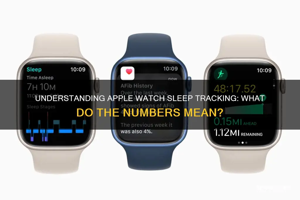 what does apple watch sleep data mean