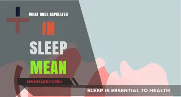 Sleep Apnea: What Does Aspiration Mean?