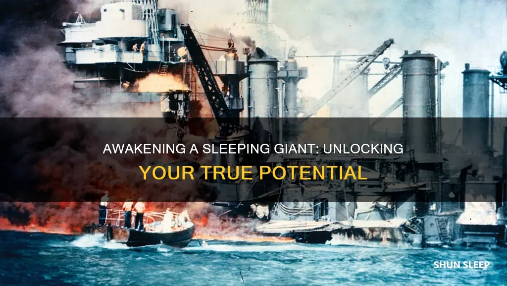 what does awaken a sleeping giant mean
