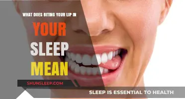 Why Do You Bite Your Lip in Sleep?