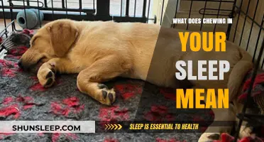 Chewing in Your Sleep: What Does it Mean?