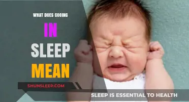 Cooing in Sleep: What Does it Mean?