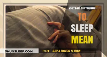 Crying Yourself to Sleep: What Does It Mean?